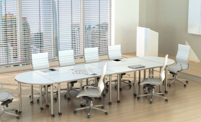 White Conference Table