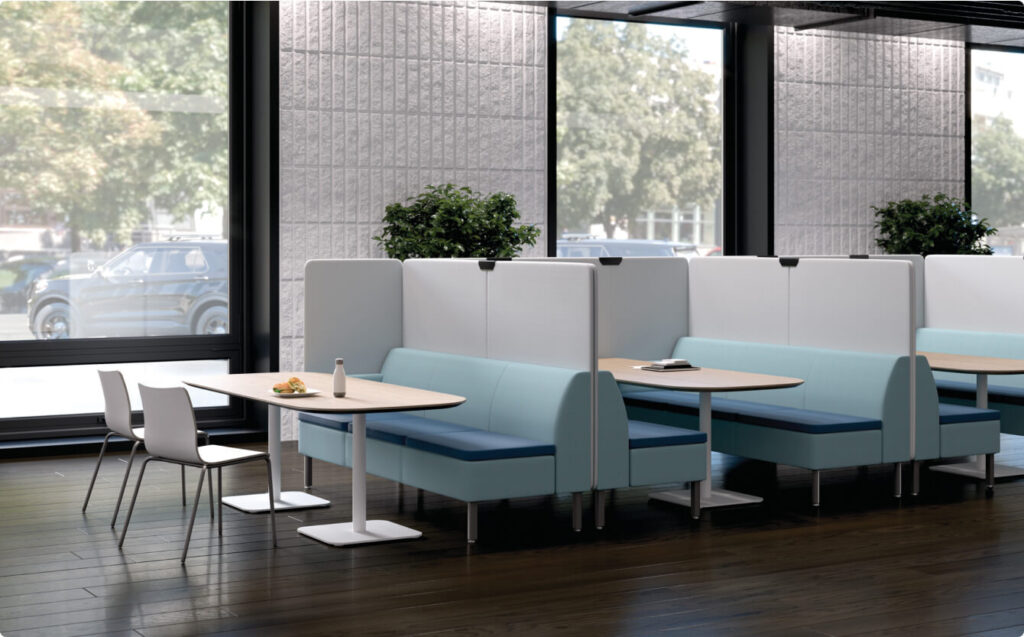 Furnished patient care areas and waiting rooms